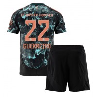 Echipament fotbal Bayern Munich Raphael Guerreiro #22 Tricou Deplasare 2024-25 pentru copii maneca scurta (+ Pantaloni scurti)